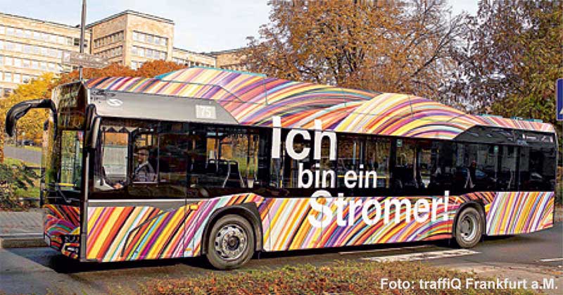 Elektrobus im öffentlichen Personennahverkehr