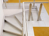 Treppe mit Edelstahlbelag
